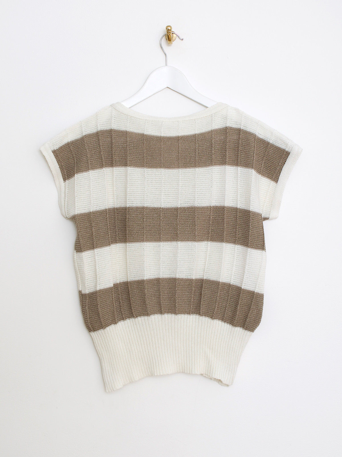 Vintage summer light cotton jumper with straps