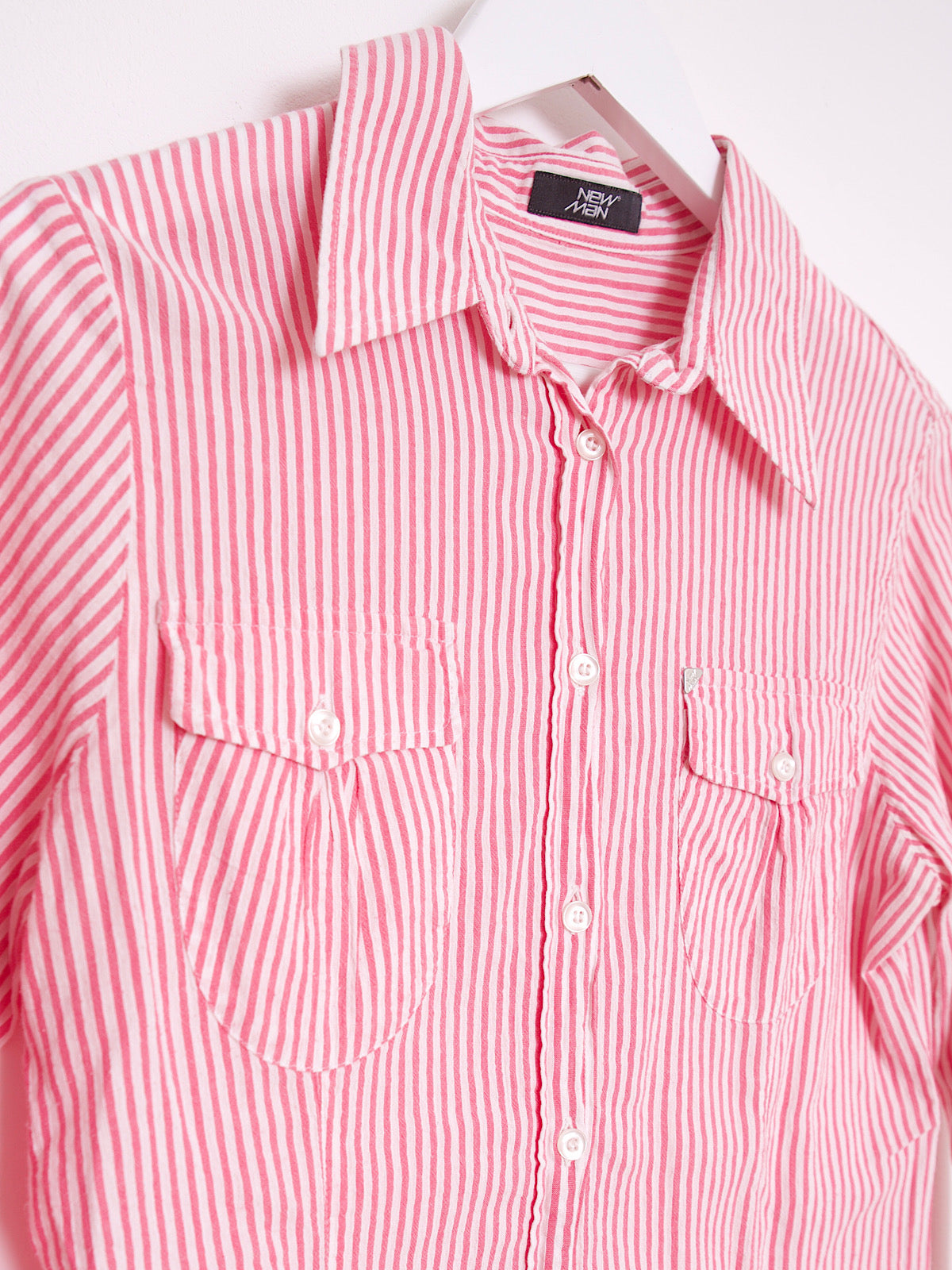 90s vintage cotton striped shirt by New Man