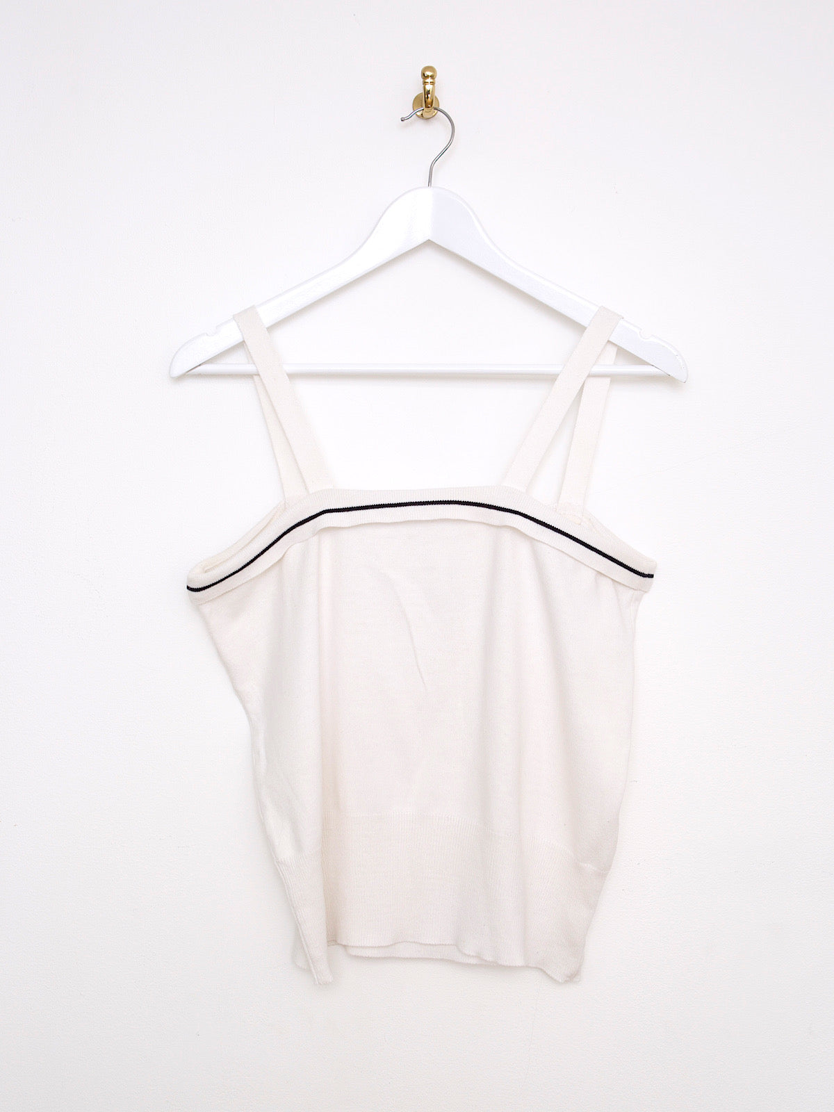 Vintage jersey cotton vest top