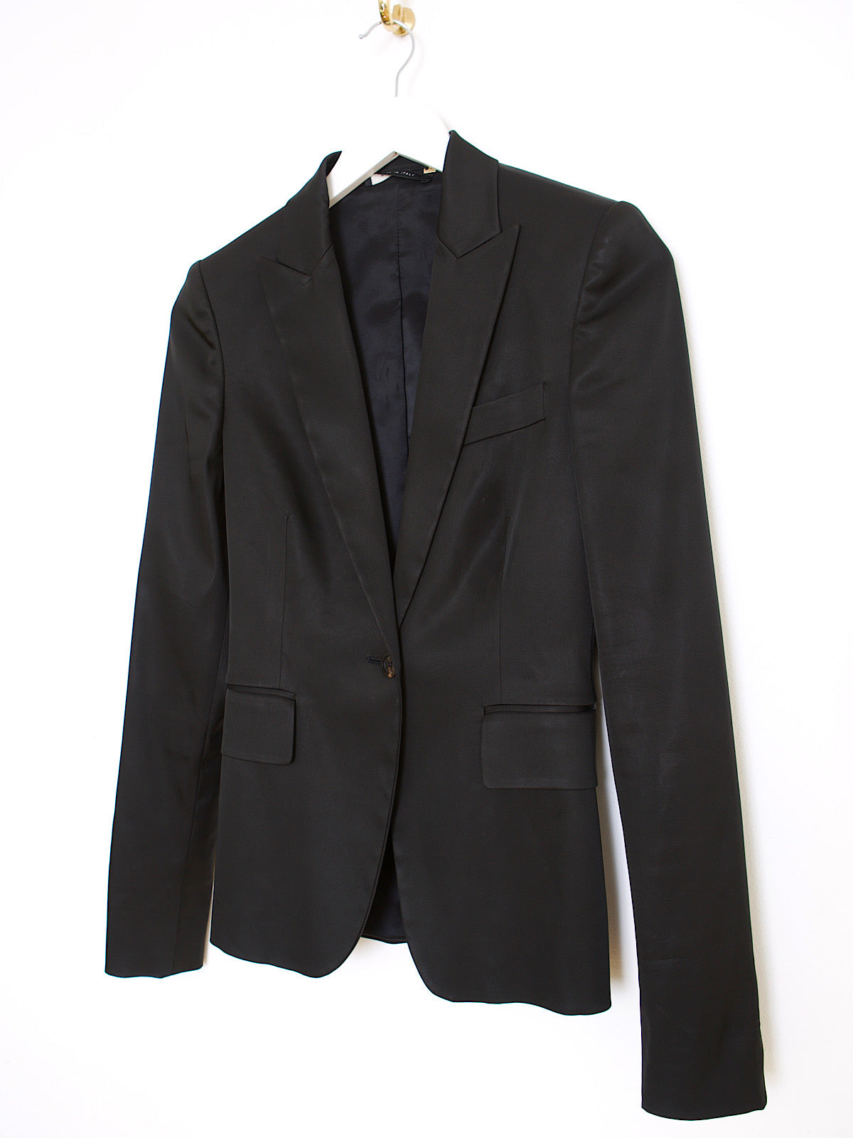 Y2K Gucci black fitted blazer jacket