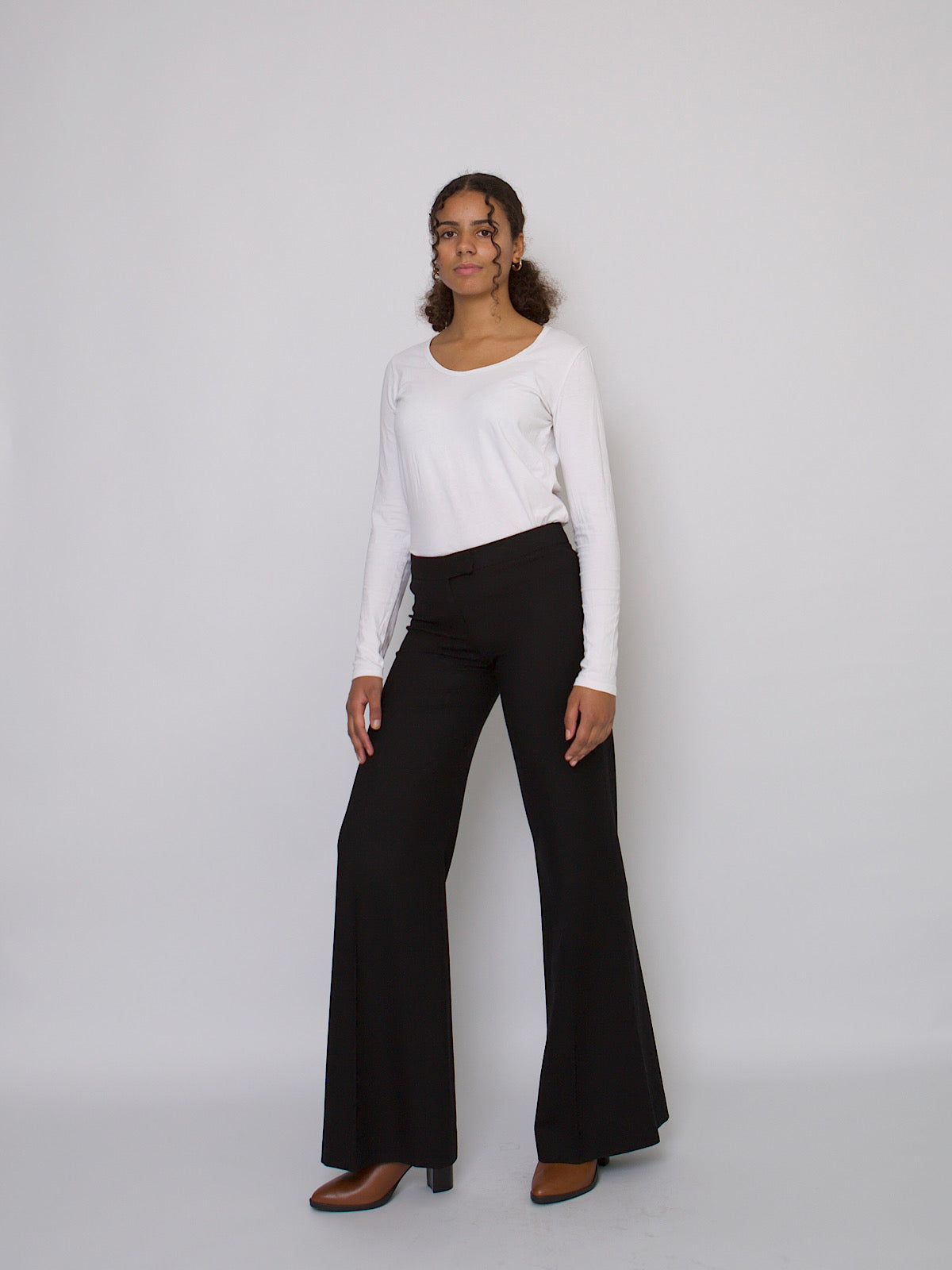 Y2K vintage flared trousers low waist by Barbara Bui