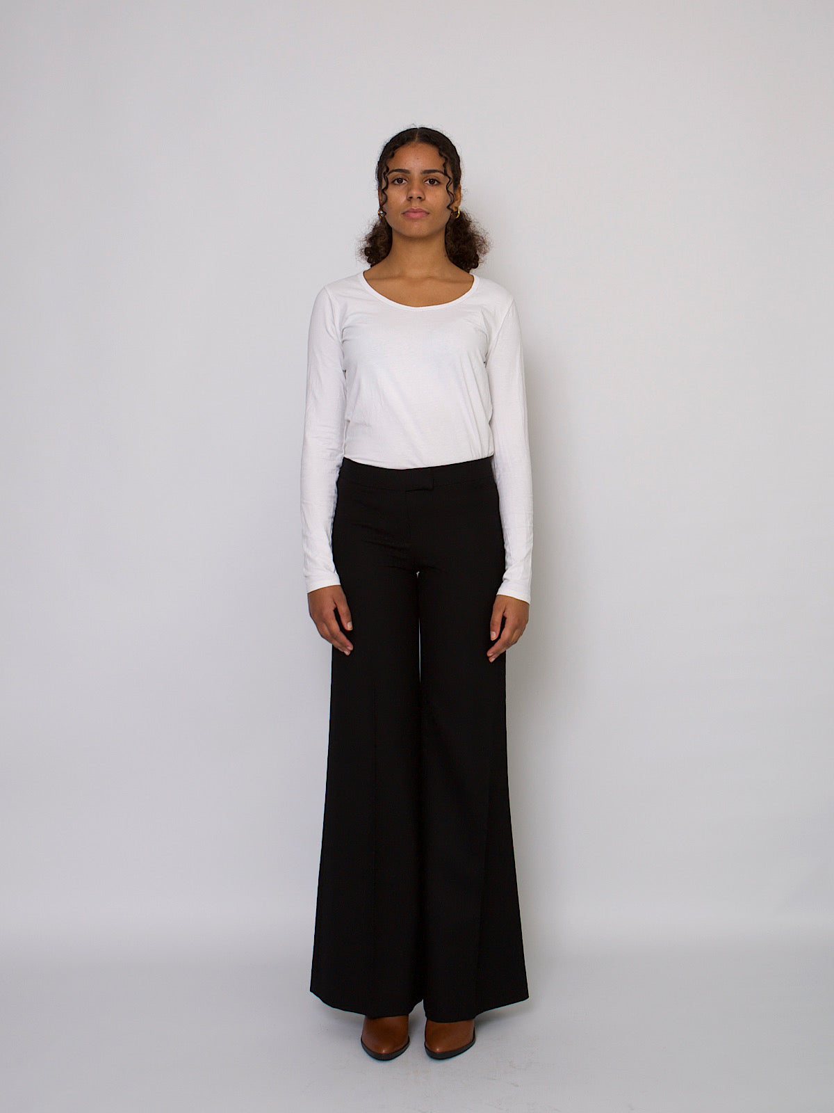 Y2K vintage flared trousers low waist by Barbara Bui