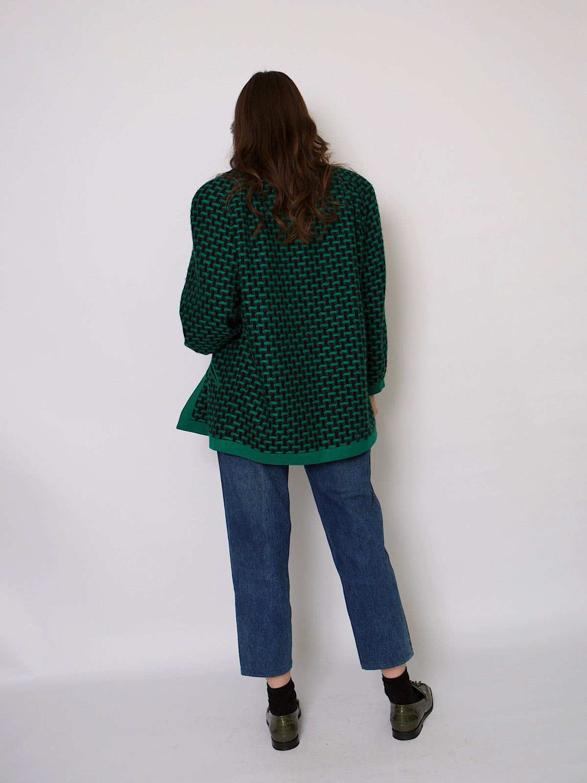 Vintage green wool jacket by Windsmoor