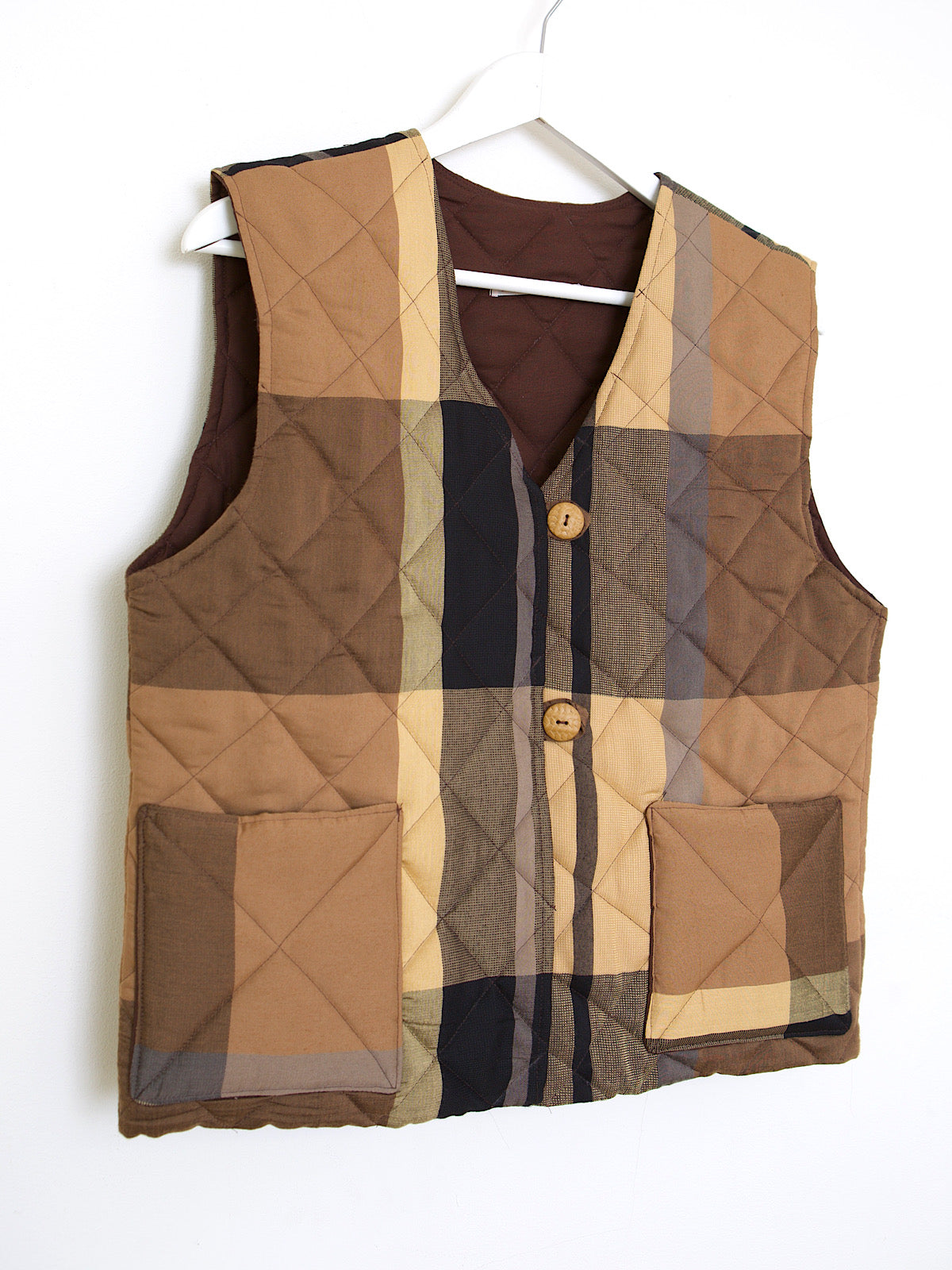 Handmade cotton waistcoat in East London