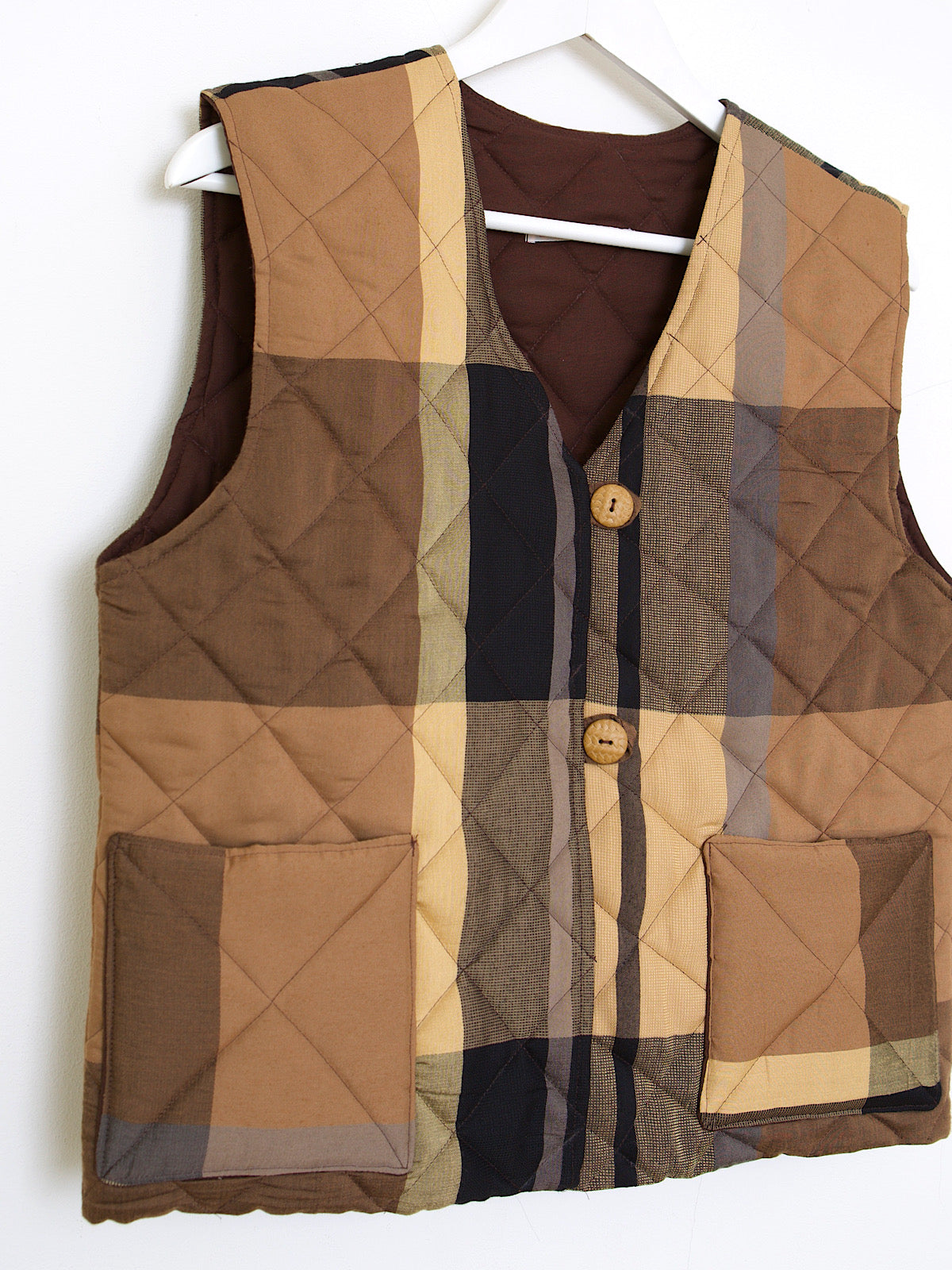 Handmade cotton waistcoat in East London